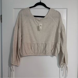 Aerie Endless Summer Cropped Sweatshirt